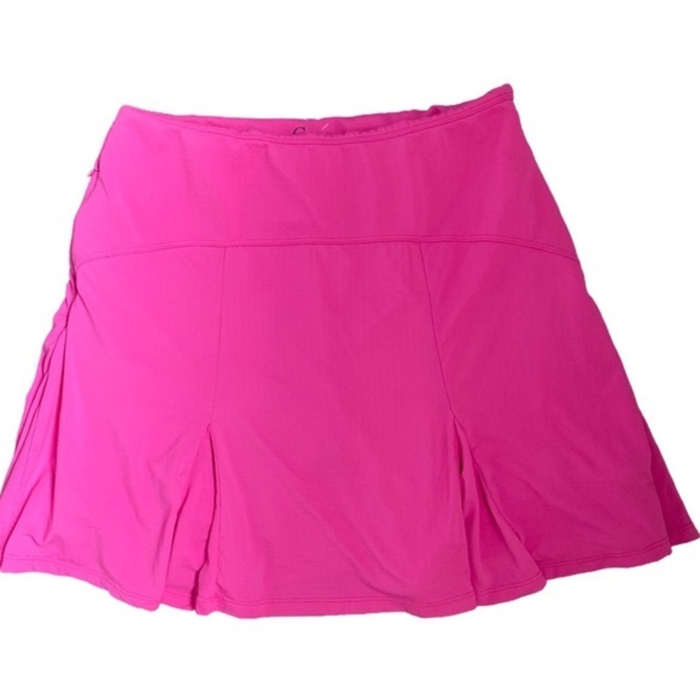 G Lifestyle Skort - M pink kick pleats , nylon spandex